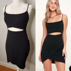Lulu's, Cutout Bodycon Dress, Black